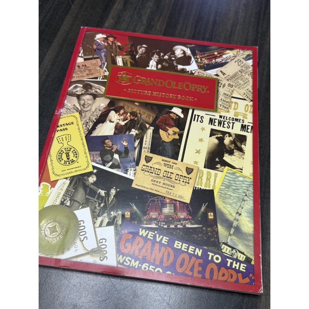 Grand Ole Opry Picture History Book Country Music Nashville Souvenir Softcover